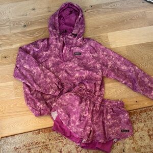 Reebok Tie-Dye Hoodie and Shorts Set